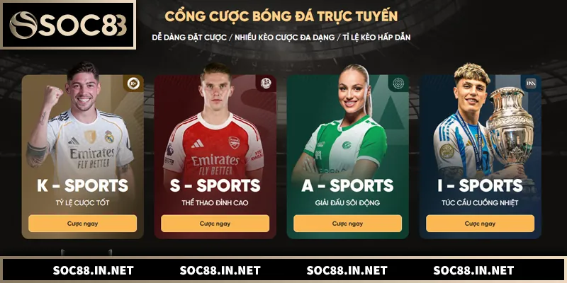 Cược thể thao đa dạng kèo, phù hợp với người chơi Việt